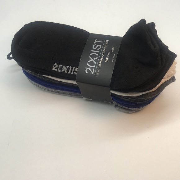 2(X)IST MENŚ 10 PAIR NO SHOW SOCKS SIZE 10-13 - Picture 7 of 11